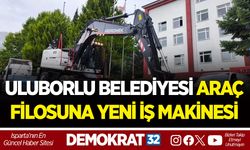 ULUBORLU BELEDİYESİ ARAÇ FİLOSUNA YENİ İŞ MAKİNESİ