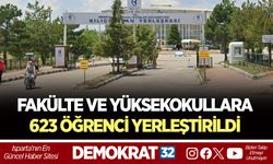 YALVAÇ’TAKİ FAKÜLTE VE YÜKSEKOKULLARA 623 ÖĞRENCİ YERLEŞTİRİLDİ