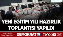YENİ EĞİTİM YILI HAZIRLIK TOPLANTISI YAPILDI