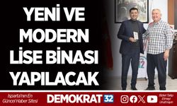 YENİ VE MODERN LİSE BİNASI YAPILACAK