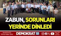 ZABUN, SORUNLARI YERİNDE DİNLEDİ