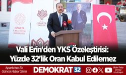 Vali Erin'den YKS Özeleştirisi: Yüzde 32'lik Oran Kabul Edilemez