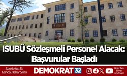 ISUBÜ Sözleşmeli Personel Alacak: Başvurular Başladı