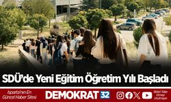 SDÜ’de Yeni Eğitim Öğretim Yılı Başladı