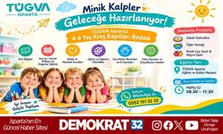 TÜGVA Isparta’da 4-6 Yaş Kreş Kayıtları Başladı