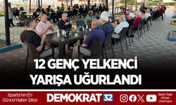 12 GENÇ YELKENCİ YARIŞA UĞURLANDI