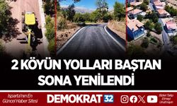 2 KÖYÜN YOLLARI BAŞTAN SONA YENİLENDİ