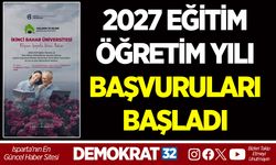 2027 EĞİTİM-ÖĞRETİM YILI BAŞVURULARI BAŞLADI