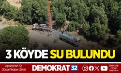 3 KÖYDE SU BULUNDU