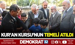 4-6 YAŞ KUR'AN KURSU'NUN TEMELİ ATILDI