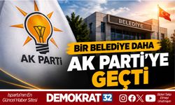 BİR BELEDİYE DAHA AK PARTİ'YE GEÇTİ