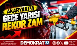 AKARYAKITA GECE YARISI REKOR ZAM