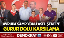 AVRUPA ŞAMPİYONU ASEL ŞENEL’E GURUR DOLU KARŞILAMA