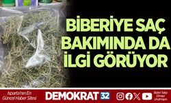 BİBERİYE SAÇ BAKIMINDA DA İLGİ GÖRÜYOR