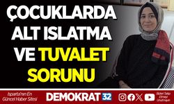 ÇOCUKLARDA ALT ISLATMA VE TUVALET SORUNU