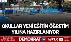 EĞİRDİR’DE OKULLAR YENİ EĞİTİM ÖĞRETİM YILINA HAZIRLANIYOR