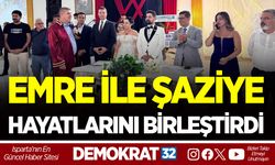 EMRE İLE ŞAZİYE HAYATLARINI BİRLEŞTİRDİ