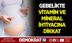 GEBELİKTE VİTAMİN VE MİNERAL İHTİYACINA DİKKAT