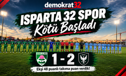 Eksi 48 Puanlı Adana Demirspor'dan Isparta'da Tarihi Darbe: 1-2!