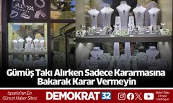 Gümüş takı alırken sadece kararmasına bakarak karar vermeyin!