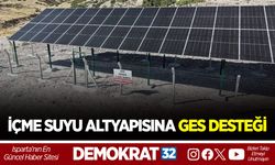 İÇME SUYU ALTYAPISINA GES DESTEĞİ