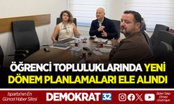 ÖĞRENCİ TOPLULUKLARINDA YENİ DÖNEM PLANLAMALARI ELE ALINDI