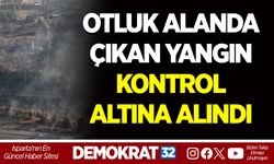 OTLUK ALANDA ÇIKAN YANGIN KONTROL ALTINA ALINDI