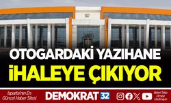 OTOGARDAKİ YAZIHANE İHALEYE ÇIKIYOR