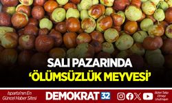 SALI PAZARINDA ‘ÖLÜMSÜZLÜK MEYVESİ’