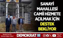 SANAYİ MAHALLESİ CAMİİ HİZMETE AÇILMAK İÇİN DESTEK BEKLİYOR