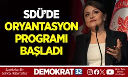SDÜ’DE ORYANTASYON PROGRAMI BAŞLADI