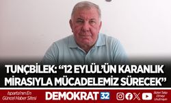 TUNÇBİLEK: “12 EYLÜL’ÜN KARANLIK MİRASIYLA MÜCADELEMİZ SÜRECEK”