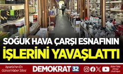 SOĞUK HAVA ÇARŞI ESNAFININ İŞLERİNİ YAVAŞLATTI
