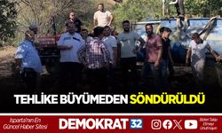 TEHLİKE BÜYÜMEDEN SÖNDÜRÜLDÜ