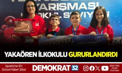 YAKAÖREN İLKOKULU GURURLANDIRDI