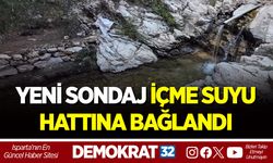 YENİ SONDAJ İÇME SUYU HATTINA BAĞLANDI