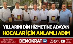 YILLARINI DİN HİZMETİNE ADAYAN HOCALAR İÇİN ANLAMLI ADIM