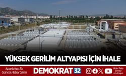YÜKSEK GERİLİM ALTYAPISI İÇİN İHALE