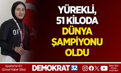 YÜREKLİ, 51 KİLODA DÜNYA ŞAMPİYONU OLDU