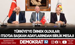 TÜRKİYE’YE ÖRNEK OLDULAR: ITSO’DA BAŞKAN ADAYLARINDAN BİRLİK MESAJI