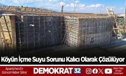 Köyün İçme Suyu Sorunu Kalıcı Olarak Çözülüyor