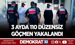 3 AYDA 110 DÜZENSİZ GÖÇMEN YAKALANDI