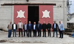 METİN ÇELİK DERİ OSB’DE ÜYELERLE BULUŞTU
