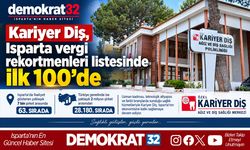 Kariyer Diş, Isparta vergi rekortmenleri listesinde ilk 100’de