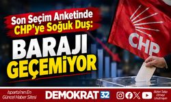 SON SEÇİM ANKETİNDE CHP’YE SOĞUK DUŞ: BARAJI GEÇEMİYOR