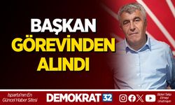 BAŞKAN GÖREVİNDEN ALINDI