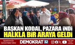 BAŞKAN KODAL, PAZARA İNDİ HALKLA BİR ARAYA GELDİ