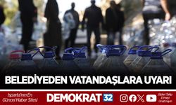 BELEDİYEDEN VATANDAŞLARA UYARI