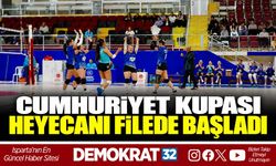 CUMHURİYET KUPASI HEYECANI FİLEDE BAŞLADI