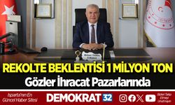 REKOLTE BEKLENTİSİ 1 MİLYON TON Gözler İhracat Pazarlarında